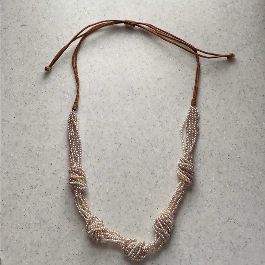 Adjustable Mini Faux Pearl Necklace 8$